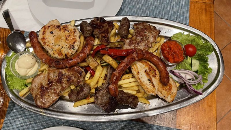 Balkan grill platter