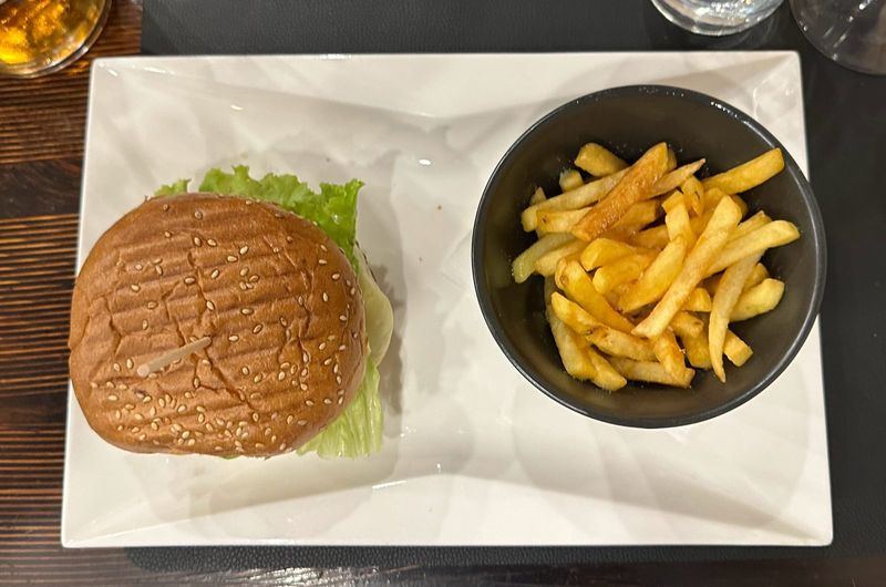 Burger with fries – Dubrovnik