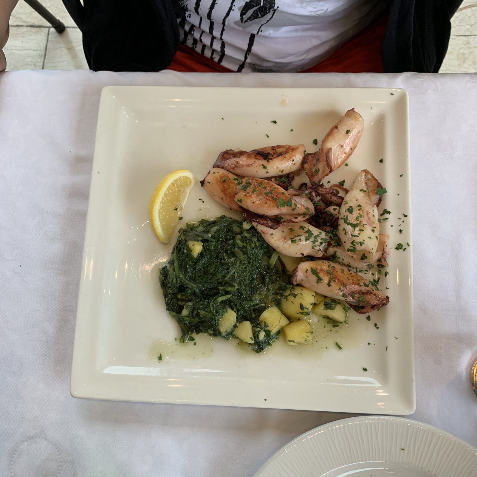 Squid with spinach – Rovinj