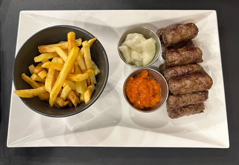 Ćevapi with onions and ajvar – Dubrovnik