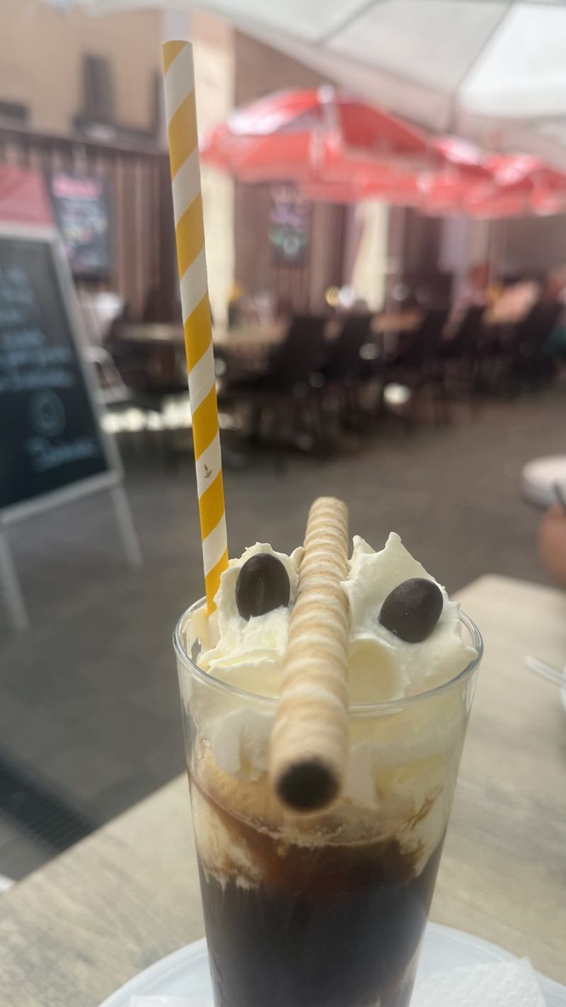 Iced coffee with ice cream – Stockerau