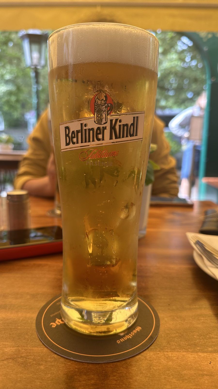 Freshly tapped pilsner – Berlin