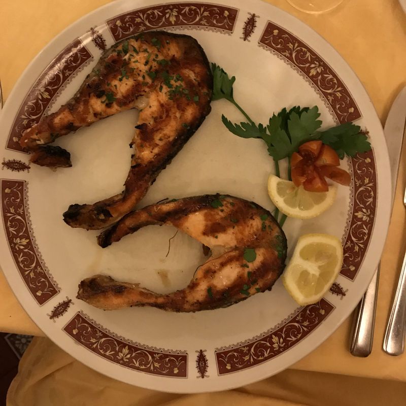 Grilled salmon steaks – Florence