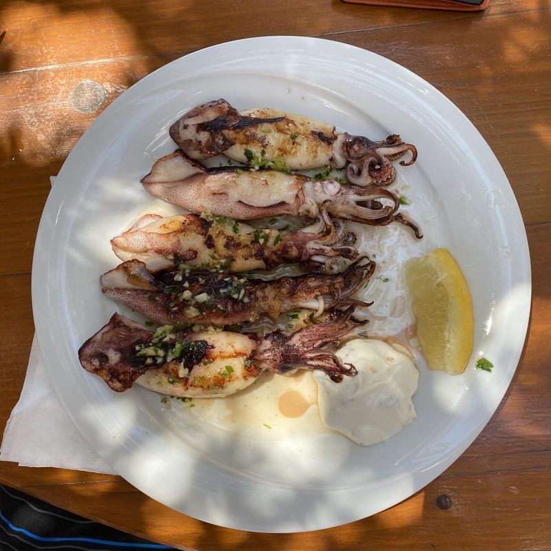 Grilled squid – Mali Lošinj