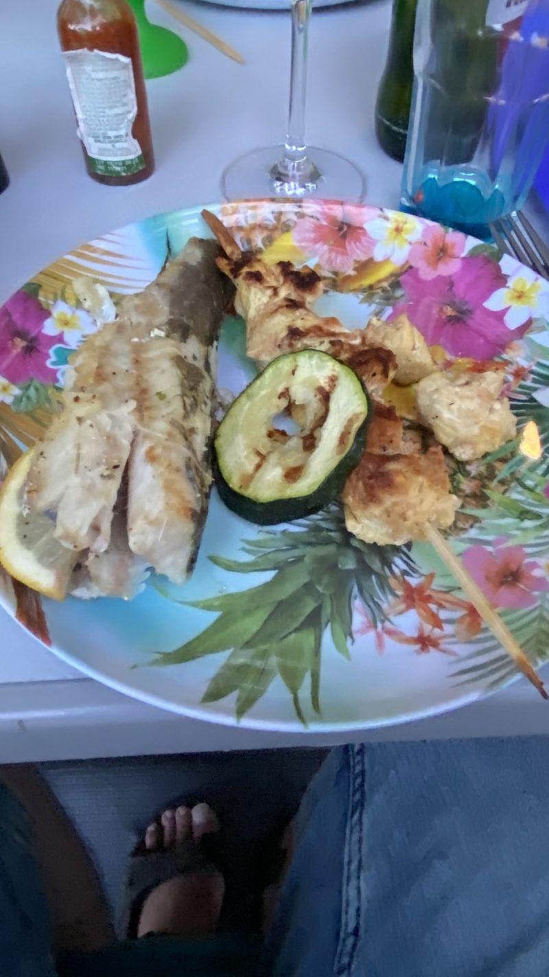 Grilled fish with vegetables – Mali Lošinj