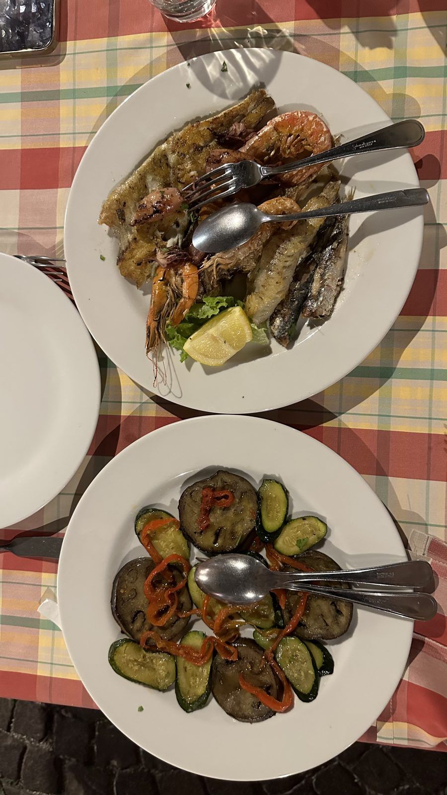 Grilled fish and vegetables – Udine