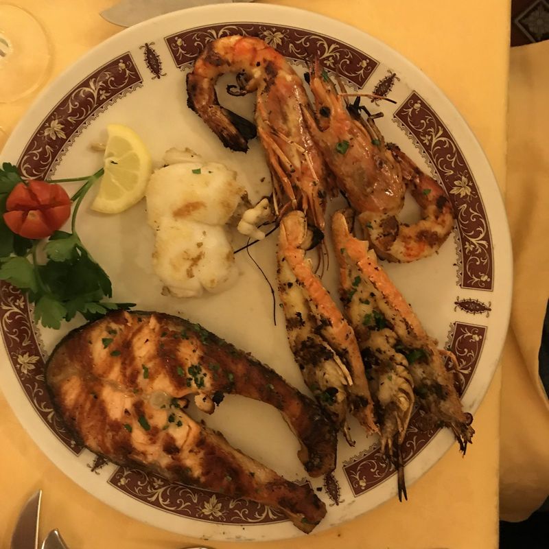 Mixed grilled seafood platter – Florence