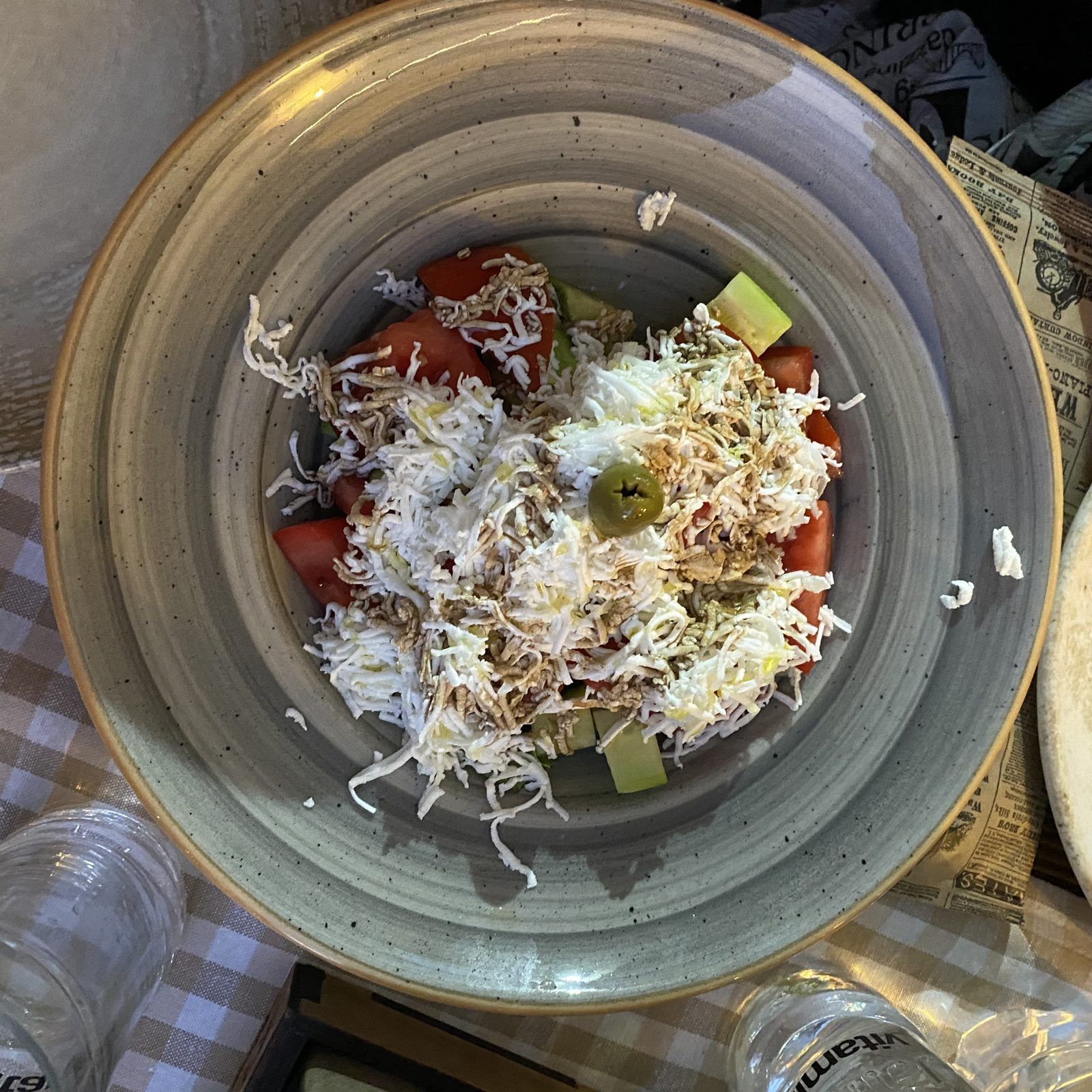 Mixed salad with cheese – Mali Lošinj