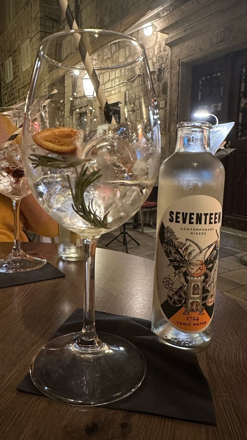 Gin and tonic with rosemary – Dubrovnik