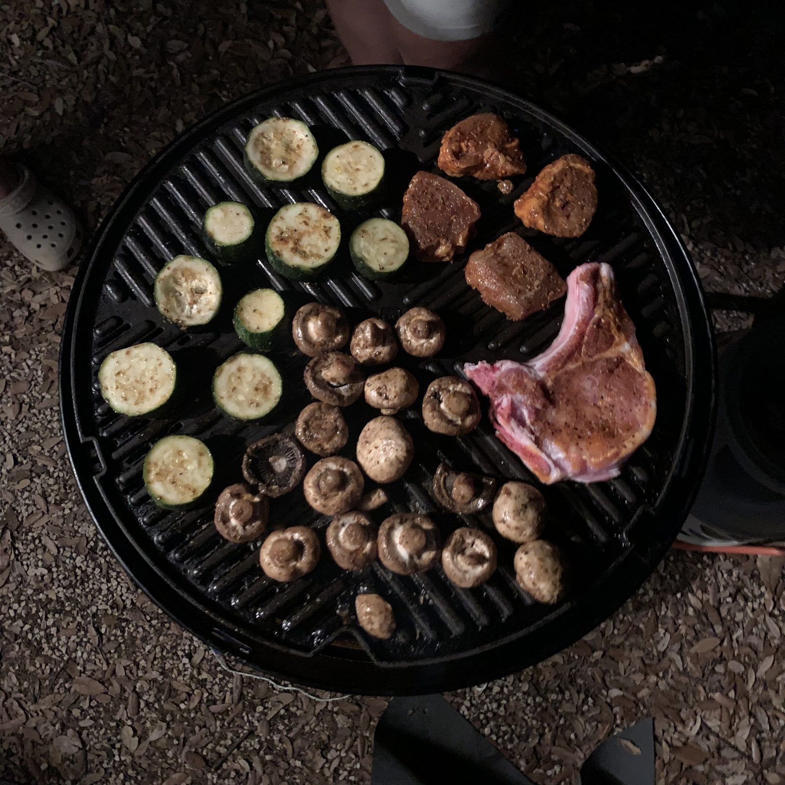 Grillabend mit Kotelett und Gemüse – Rovinj