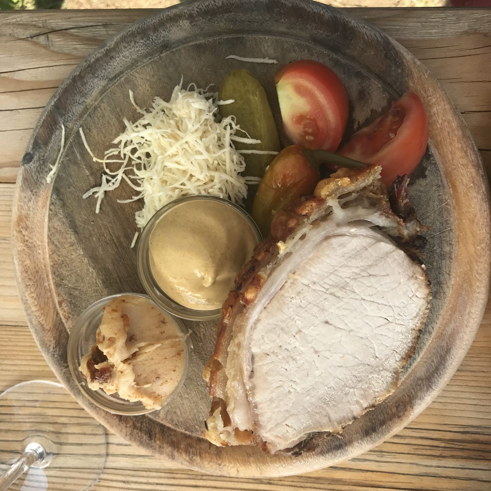 Cold roast pork with horseradish and mustard – Krems an der Donau