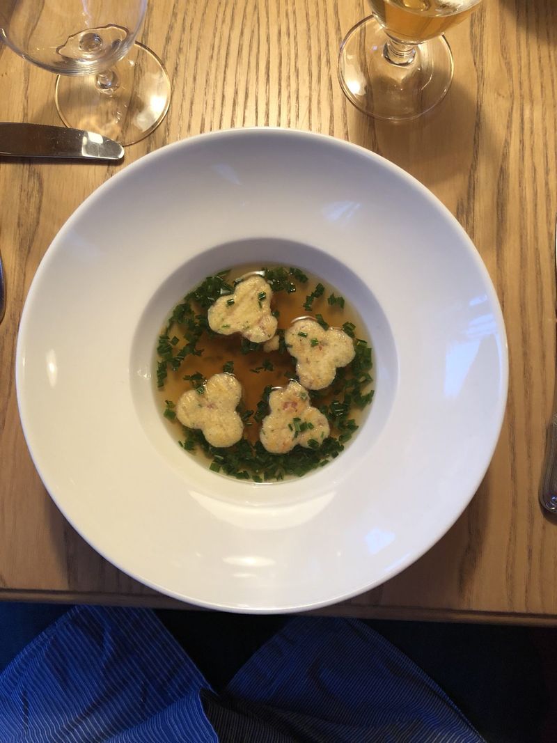 Clear soup with garnish – Bludenz