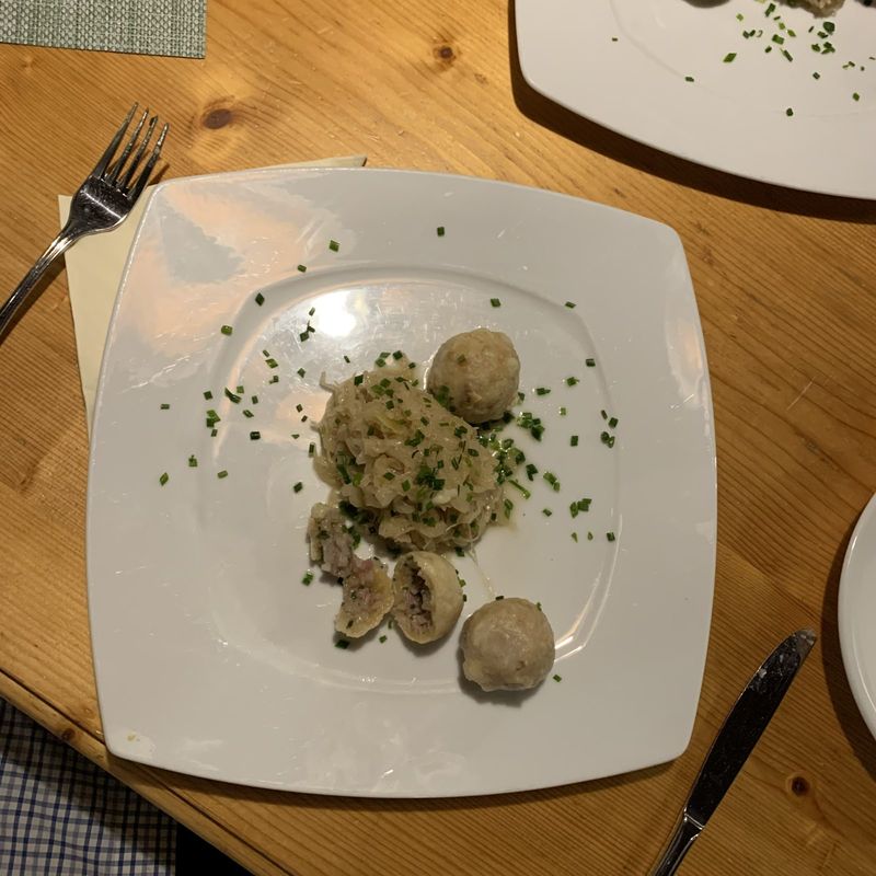 Dumplings with cabbage salad – Ried im Innkreis
