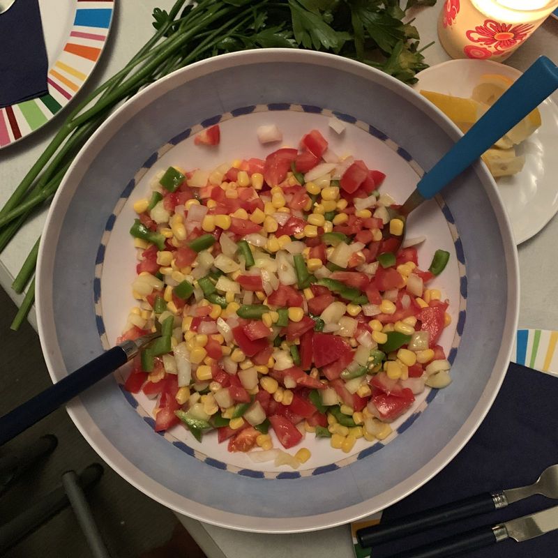 Corn and pepper salad – Rovinj