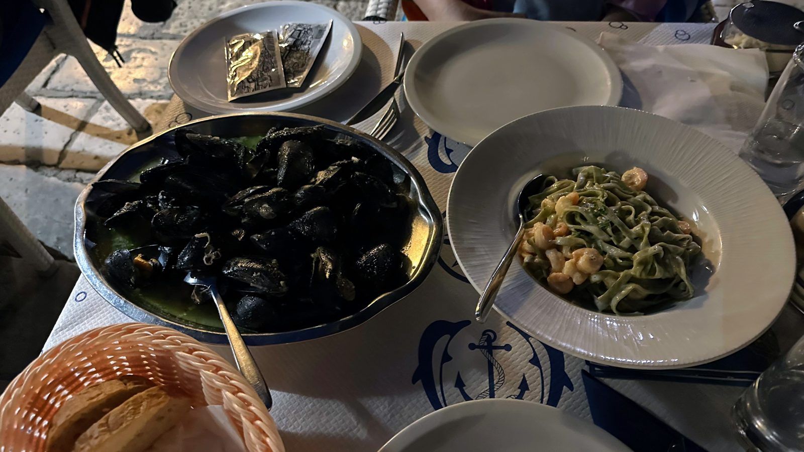 Mussels and seafood pasta – Dubrovnik