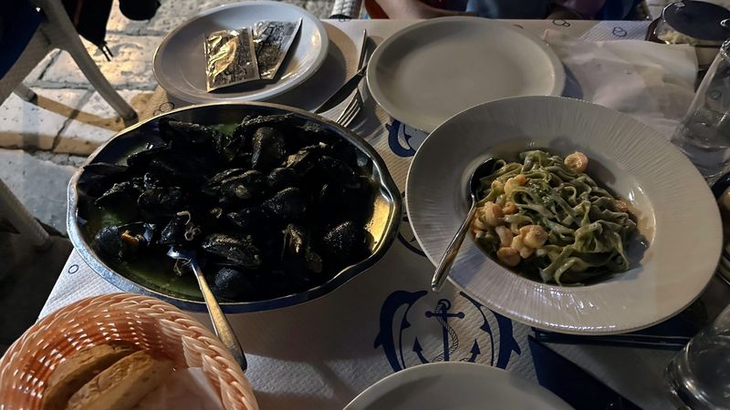 Mussels and seafood pasta – Dubrovnik