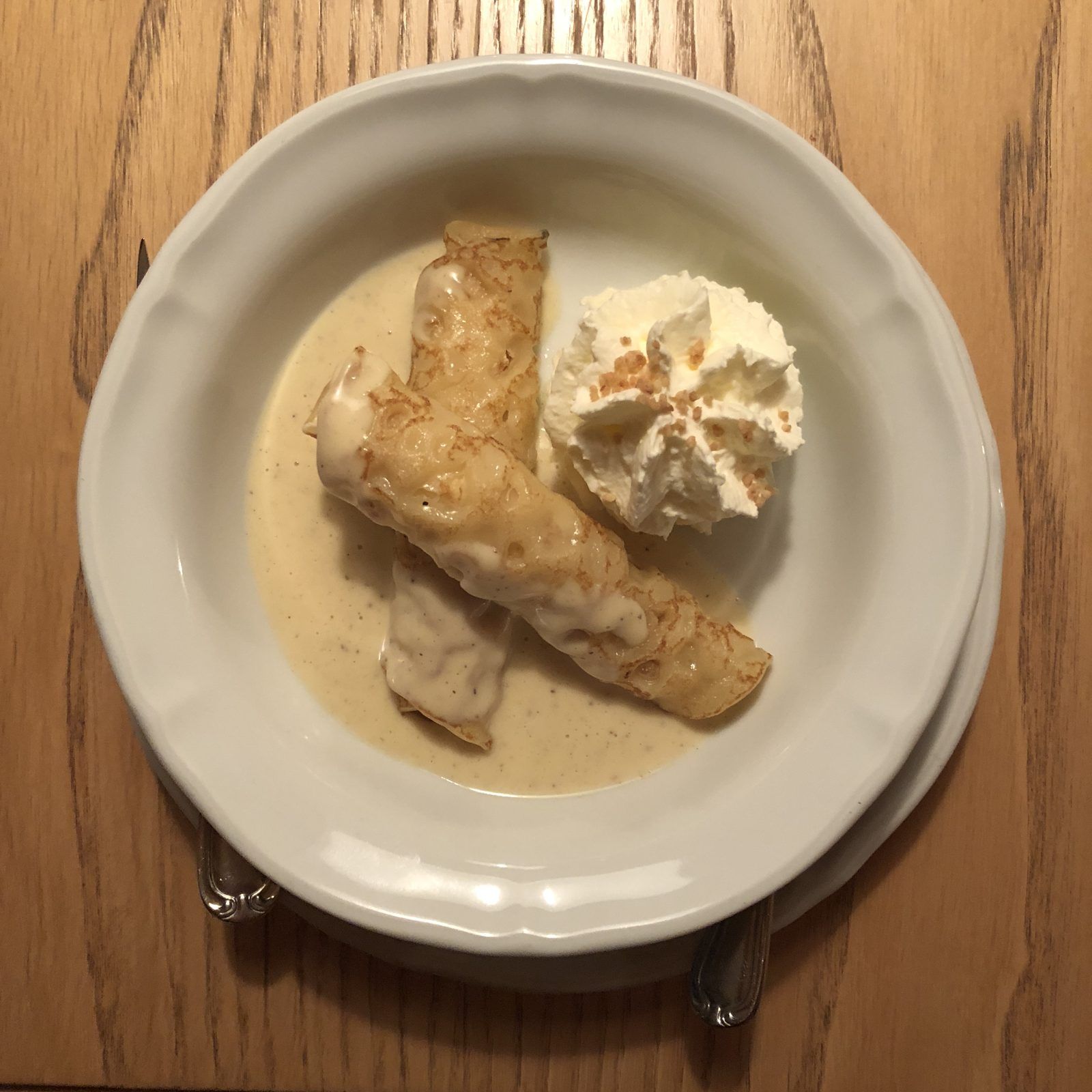 Palatschinken mit Vanillesauce – Bludenz