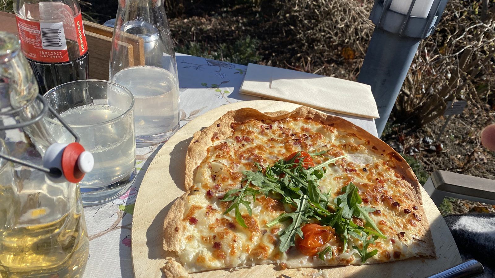 Pizza with rocket – Linz