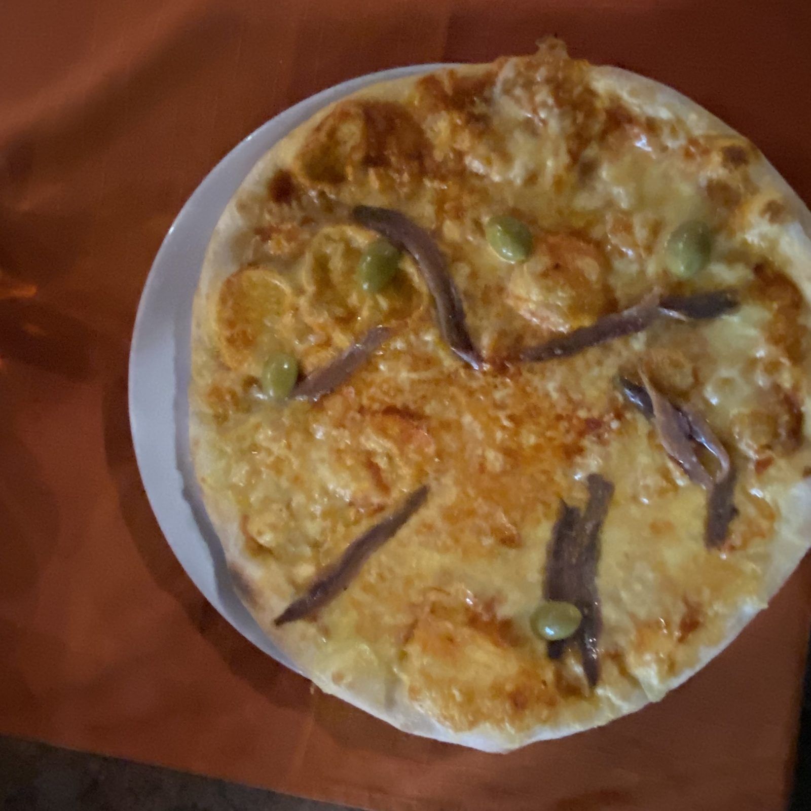 Pizza mit Sardellen – Rovinj