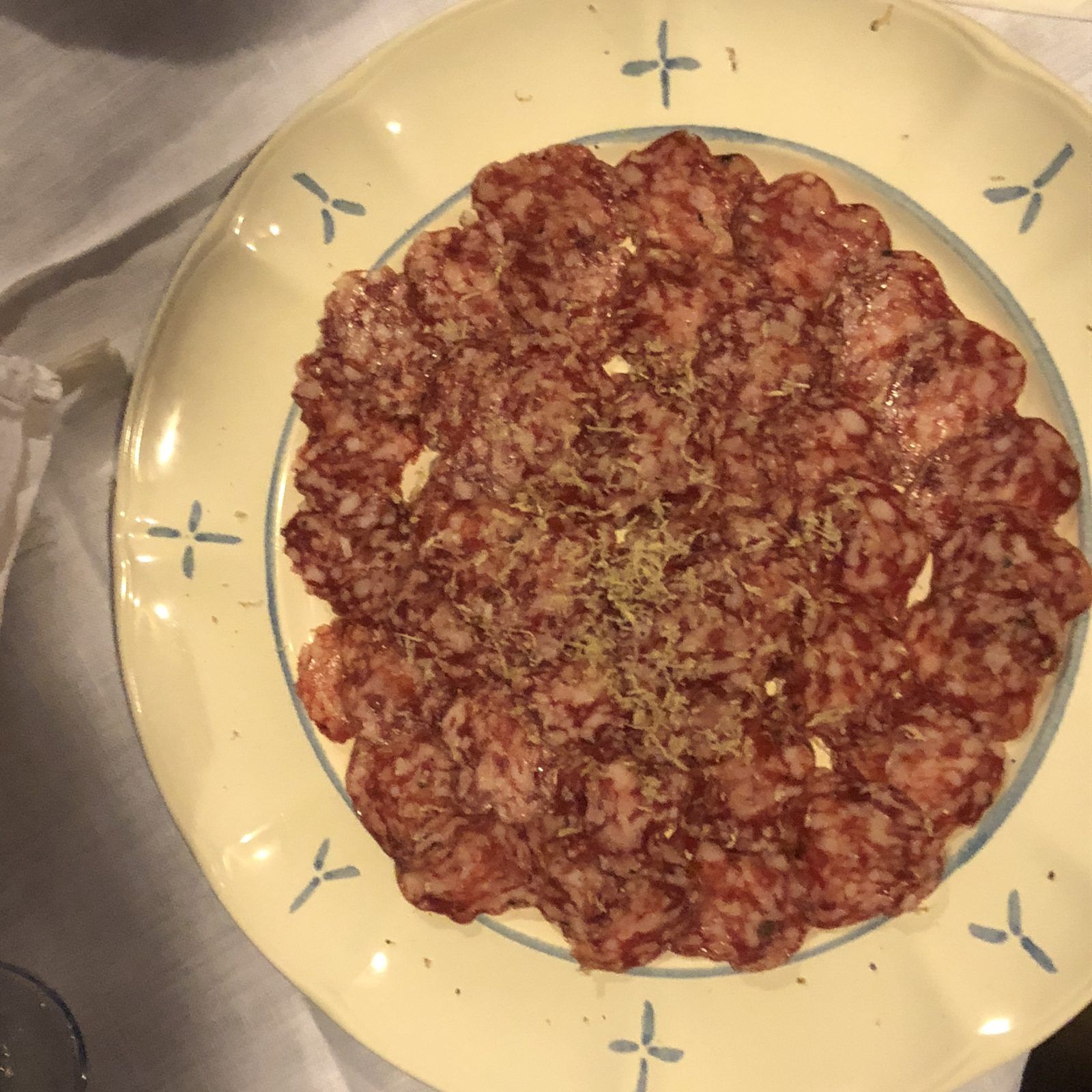 Beef carpaccio with truffle – Koper