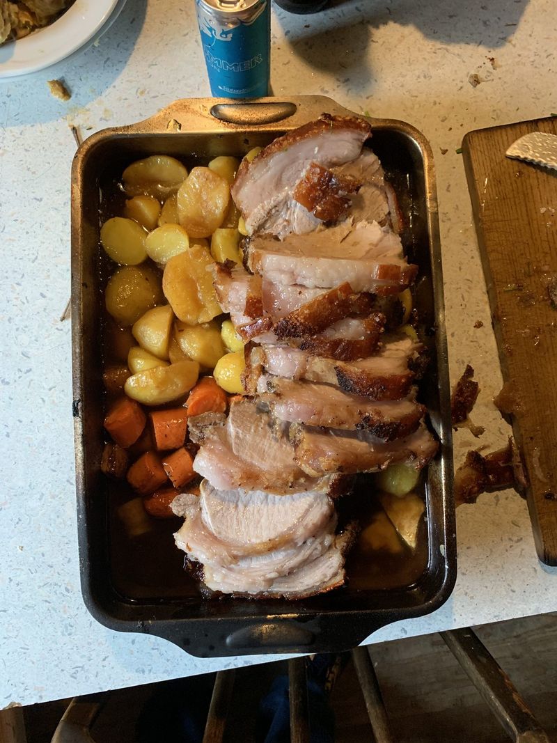Roast pork with potatoes – Knittelfeld