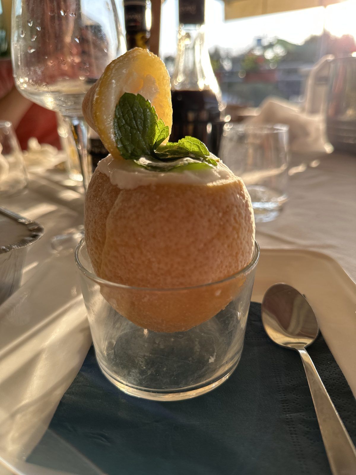 Sorbet in the fruit – Castelnuovo del Garda