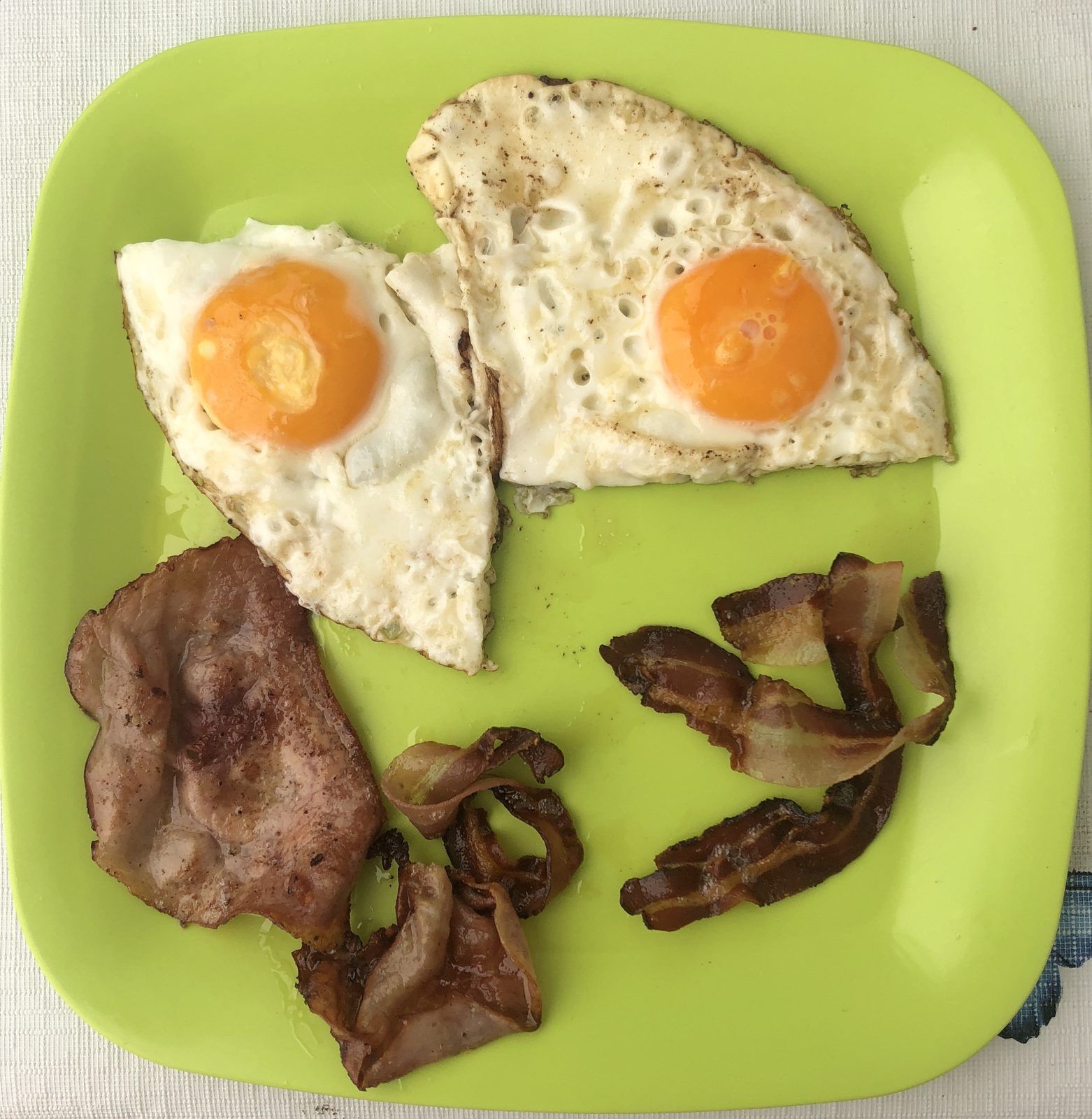 Fried eggs with bacon – Umag