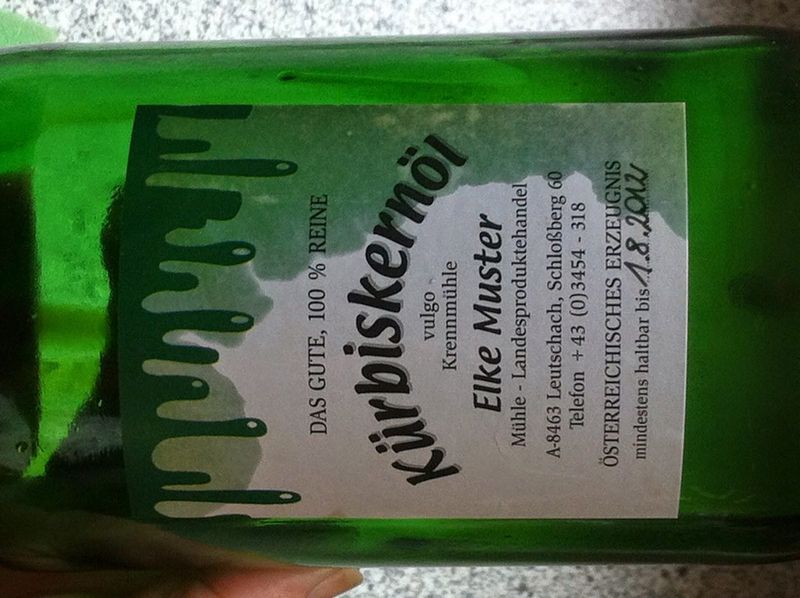 Styrian pumpkin seed oil – Linz
